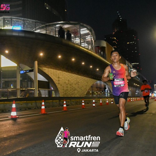 Race photo from SMARTFREN RUN 2026