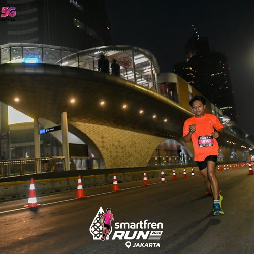Race photo from SMARTFREN RUN 2026