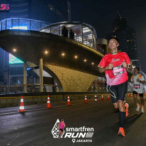 Race photo from SMARTFREN RUN 2026