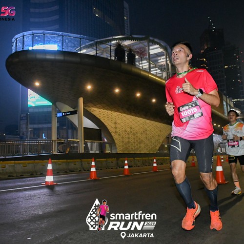 Race photo from SMARTFREN RUN 2026