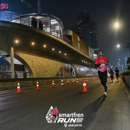 Race photo from SMARTFREN RUN 2026