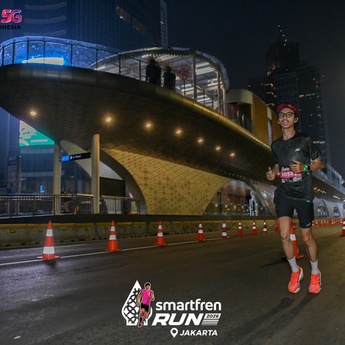 Race photo from SMARTFREN RUN 2026
