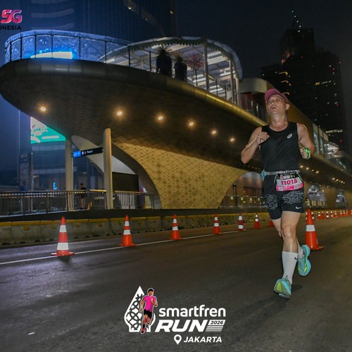 Race photo from SMARTFREN RUN 2026