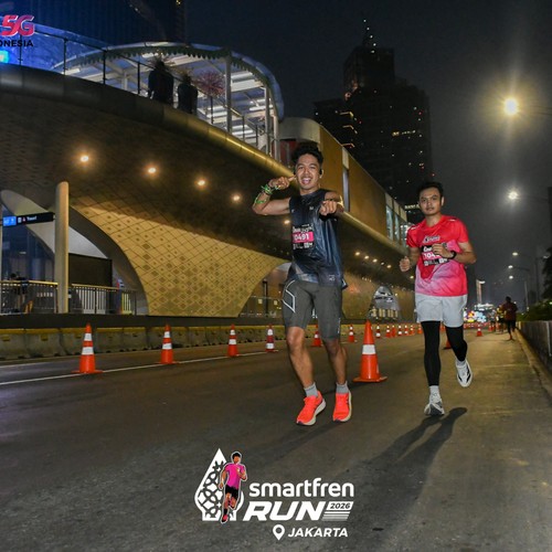 Race photo from SMARTFREN RUN 2026
