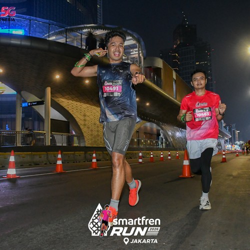 Race photo from SMARTFREN RUN 2026