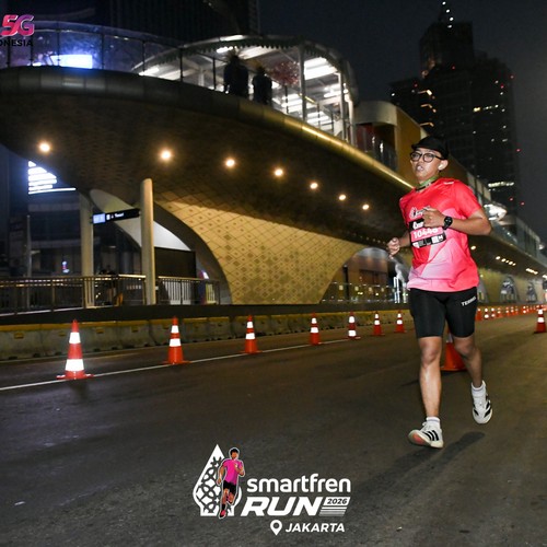 Race photo from SMARTFREN RUN 2026