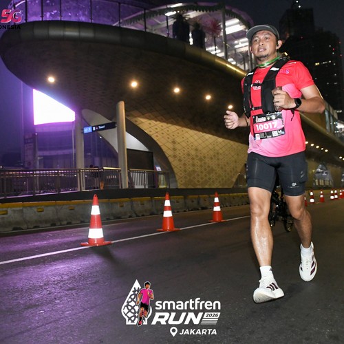 Race photo from SMARTFREN RUN 2026