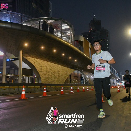Race photo from SMARTFREN RUN 2026