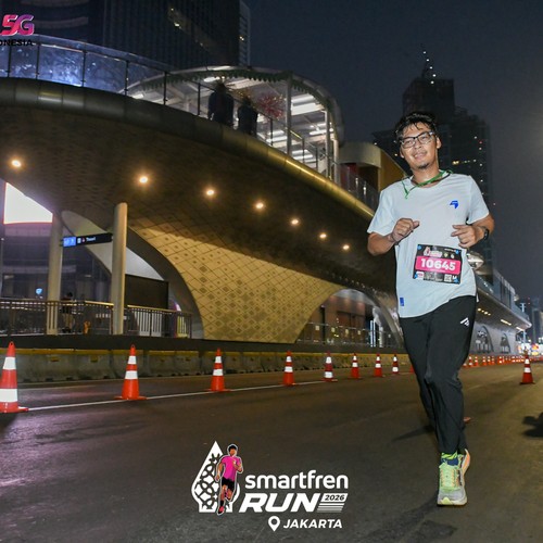 Race photo from SMARTFREN RUN 2026