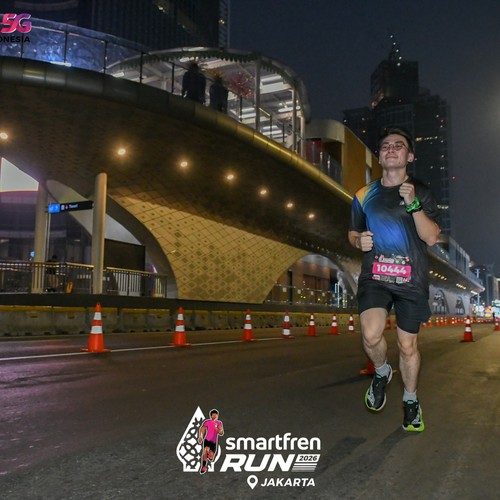 Race photo from SMARTFREN RUN 2026