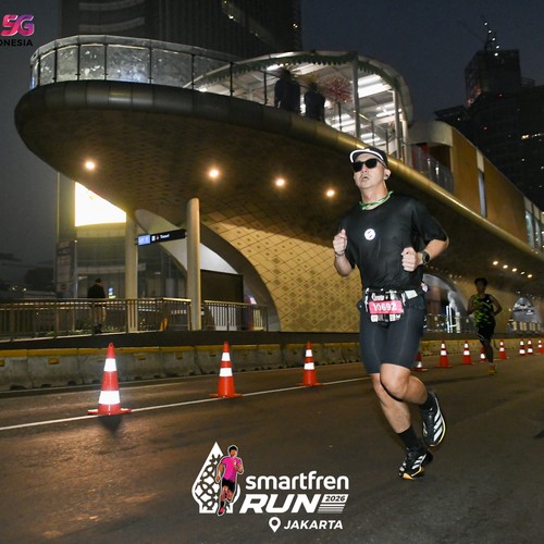 Race photo from SMARTFREN RUN 2026
