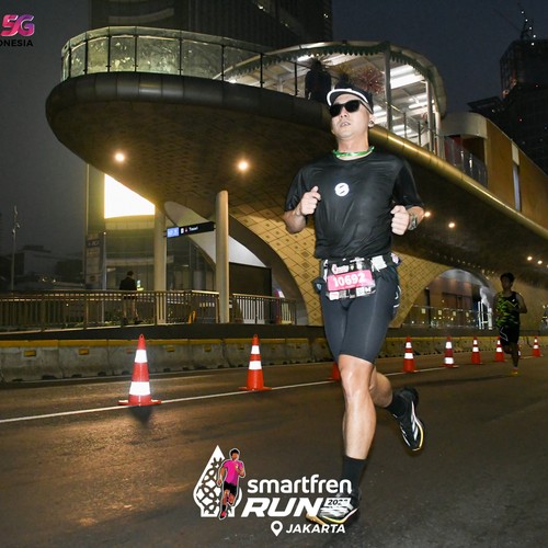 Race photo from SMARTFREN RUN 2026