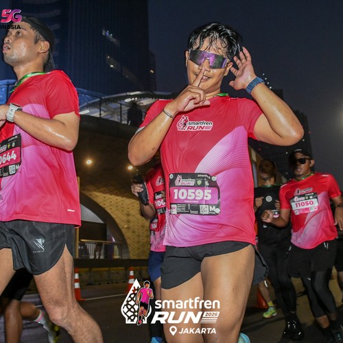 Race photo from SMARTFREN RUN 2026