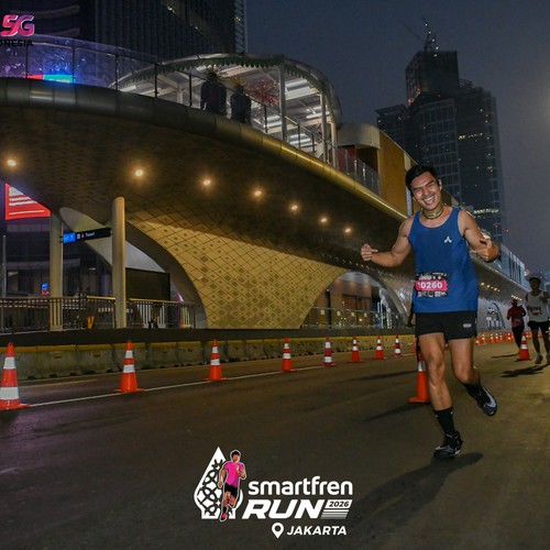 Race photo from SMARTFREN RUN 2026
