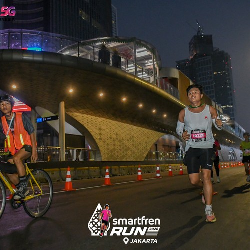 Race photo from SMARTFREN RUN 2026