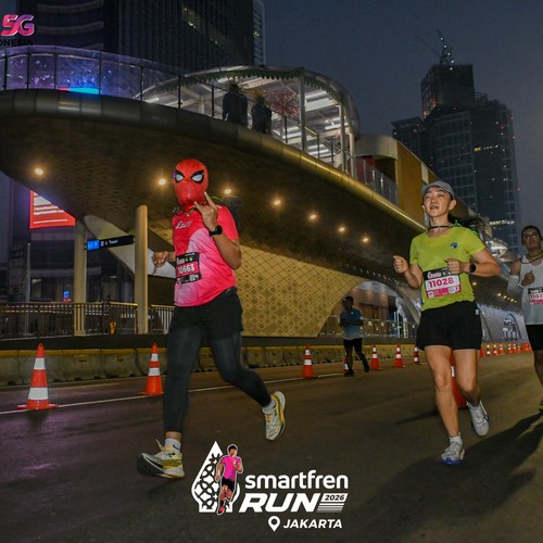 Race photo from SMARTFREN RUN 2026