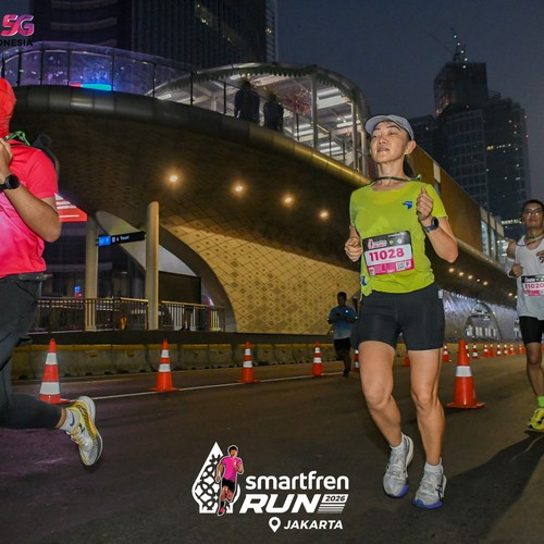 Race photo from SMARTFREN RUN 2026