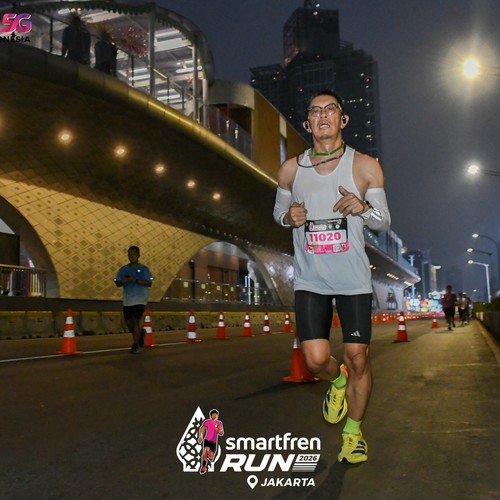 Race photo from SMARTFREN RUN 2026