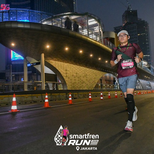 Race photo from SMARTFREN RUN 2026