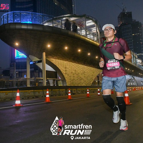 Race photo from SMARTFREN RUN 2026