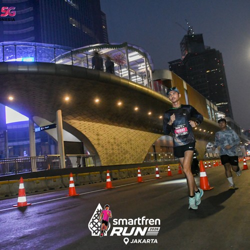 Race photo from SMARTFREN RUN 2026