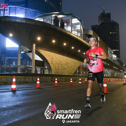 Race photo from SMARTFREN RUN 2026