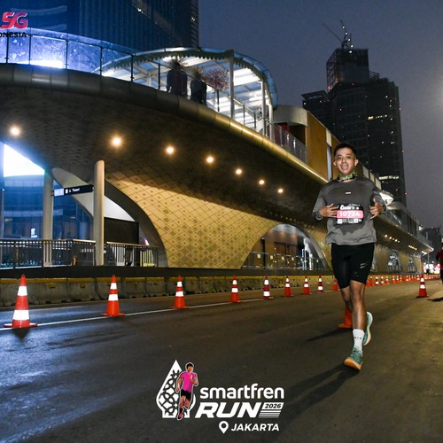 Race photo from SMARTFREN RUN 2026