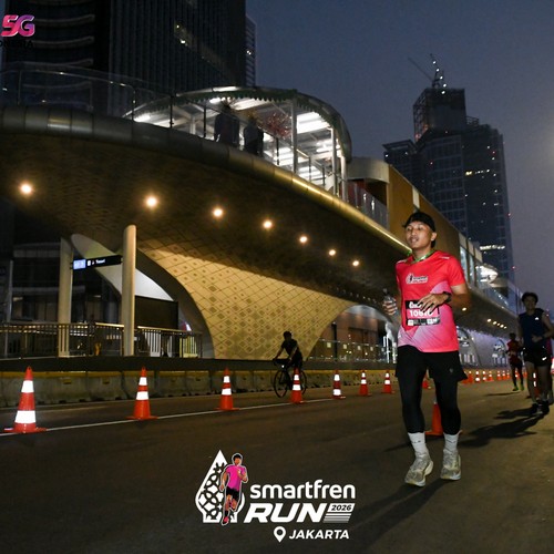 Race photo from SMARTFREN RUN 2026