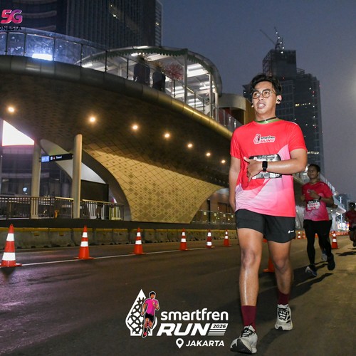 Race photo from SMARTFREN RUN 2026