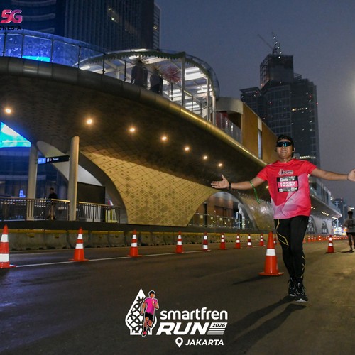Race photo from SMARTFREN RUN 2026