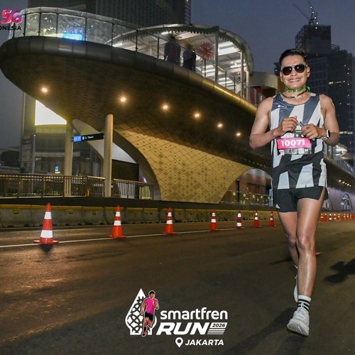 Race photo from SMARTFREN RUN 2026