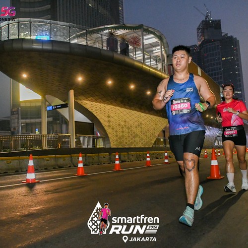 Race photo from SMARTFREN RUN 2026