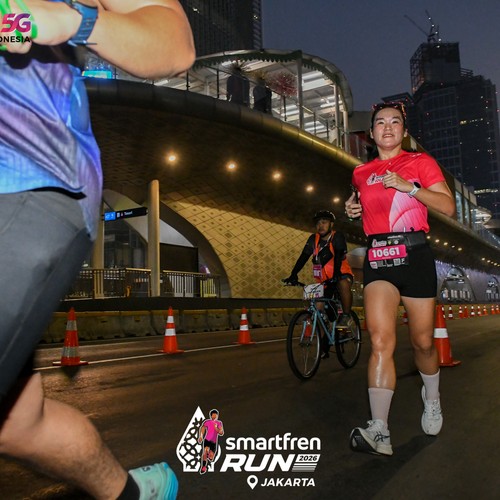 Race photo from SMARTFREN RUN 2026