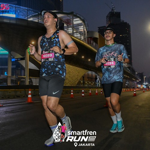 Race photo from SMARTFREN RUN 2026