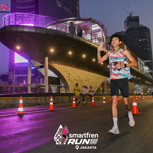 Race photo from SMARTFREN RUN 2026