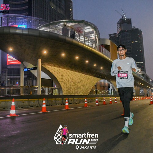 Race photo from SMARTFREN RUN 2026