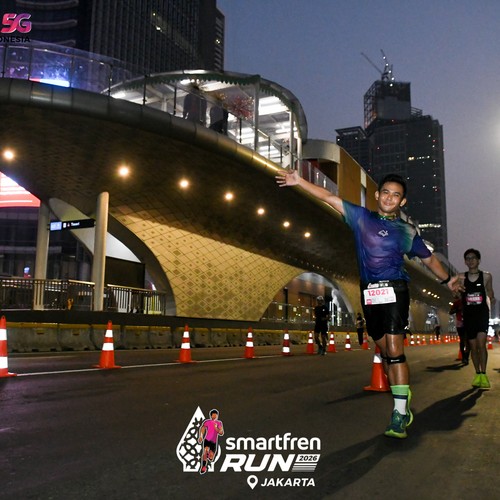 Race photo from SMARTFREN RUN 2026