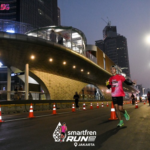 Race photo from SMARTFREN RUN 2026
