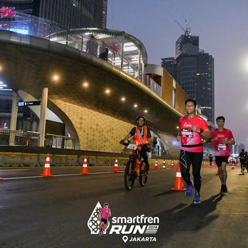 Race photo from SMARTFREN RUN 2026