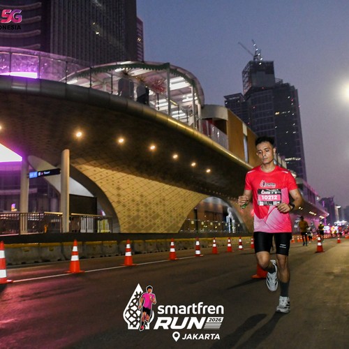 Race photo from SMARTFREN RUN 2026