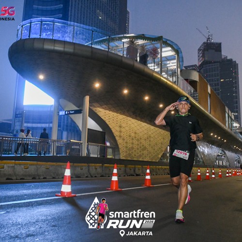 Race photo from SMARTFREN RUN 2026