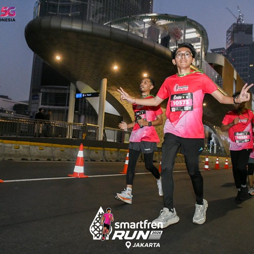 Race photo from SMARTFREN RUN 2026
