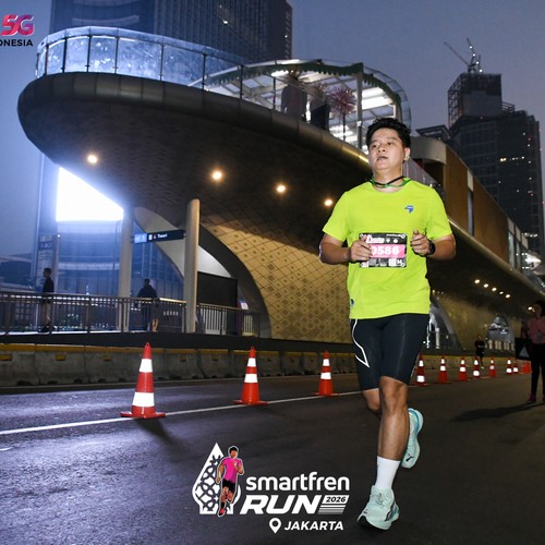 Race photo from SMARTFREN RUN 2026