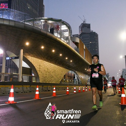 Race photo from SMARTFREN RUN 2026