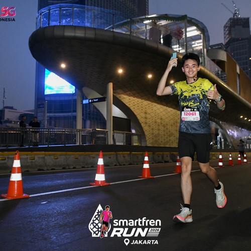 Race photo from SMARTFREN RUN 2026