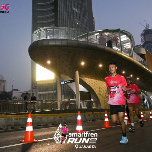 Race photo from SMARTFREN RUN 2026