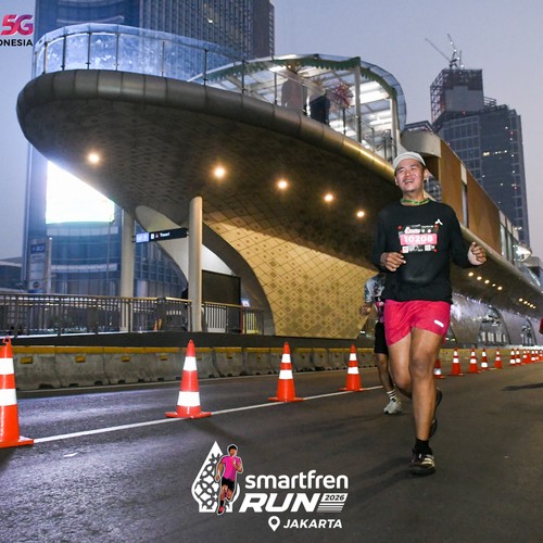 Race photo from SMARTFREN RUN 2026
