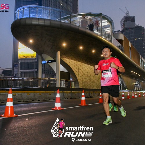 Race photo from SMARTFREN RUN 2026