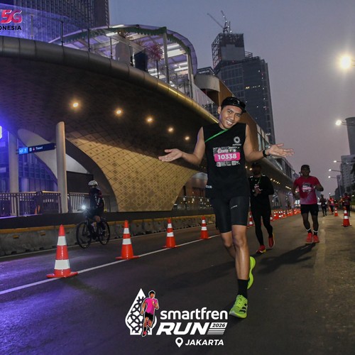 Race photo from SMARTFREN RUN 2026