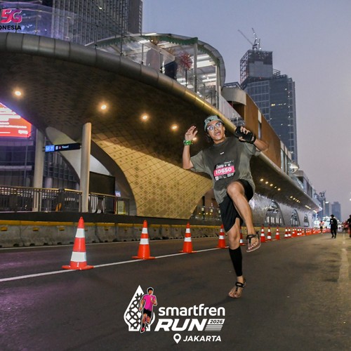 Race photo from SMARTFREN RUN 2026